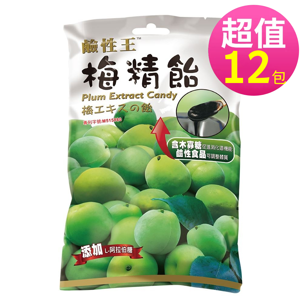長榮生醫 鹼性王 梅精飴梅精飴 68g/包x12包◉90D025